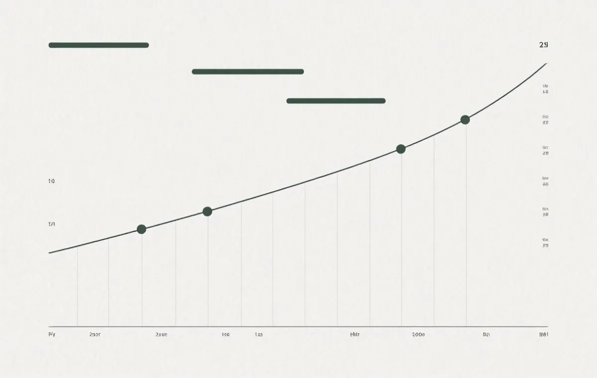 分布与趋势示意图